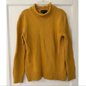 J. Crew Yellow 1988 Rollneck Sweater - Small